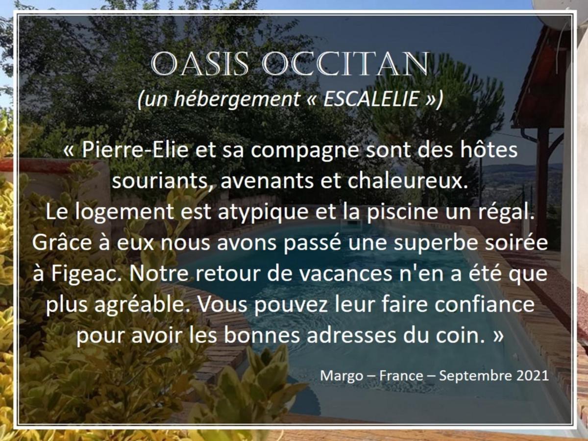 퓌작 L'Oasis Occitan 빌라 외부 사진